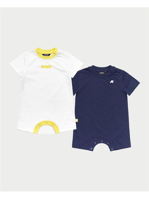 K-way Dottielle baby romper set in jersey K-WAY | K4124VW-E. DOTTIELLEALC